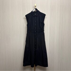 Anthropologie Maeve Sleeveless Shirt Dress | Black | Women’s Medium